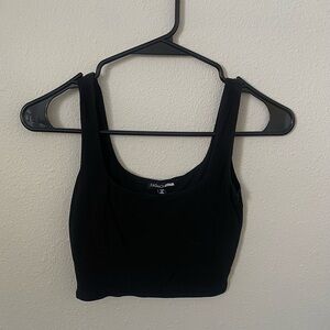 Black Crop Top